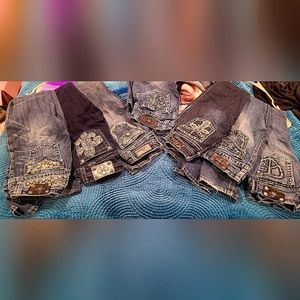 7 sz 14 jeans miss me,la idol, grace in LA